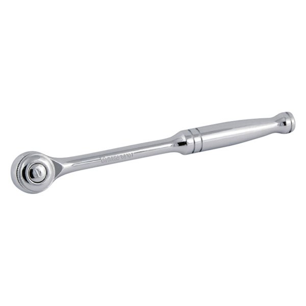 Titan Tools® - 3/8" Drive 7-3/4" Length Quick Release Head Flat Metal Grip Ratchet