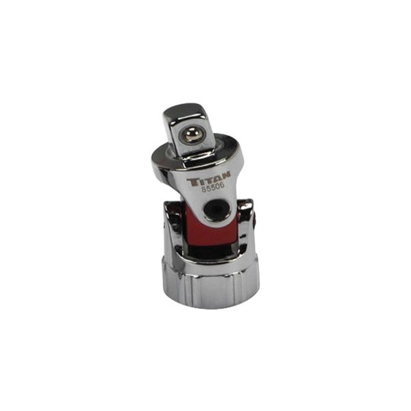 Titan Tools® - 1/4" Square (Female) x 1/4" Square (Male) U-Joint Socket Adapter