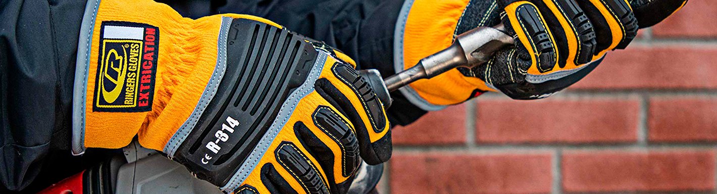 Heavy Duty Mechanic Work Gloves with Grip, Cut Resistant Rubber