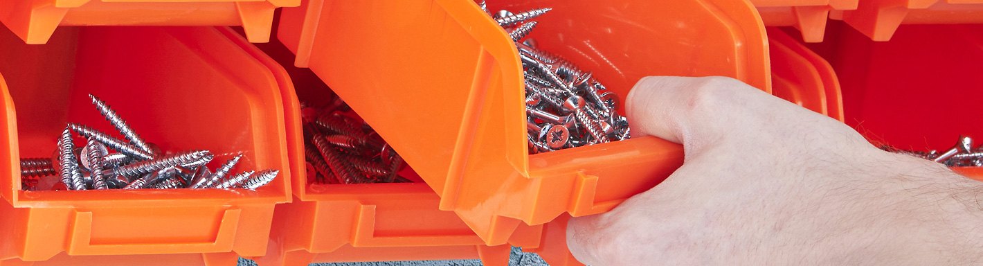 47 Bin Tool Organizer ? Wall Mountable Container With Removable