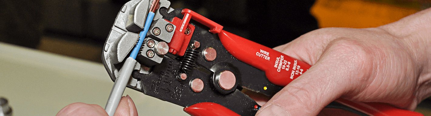 Coax Cable Cutter & Stripper Tool One Hand Operation Electriduct 