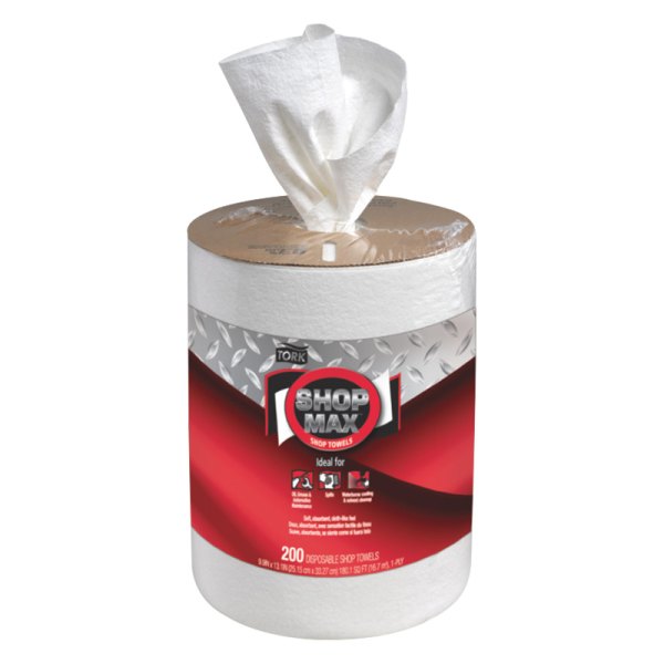 Tork® - ShopMax Wiper 450 White Advanced Centerfeed Wipers Refill