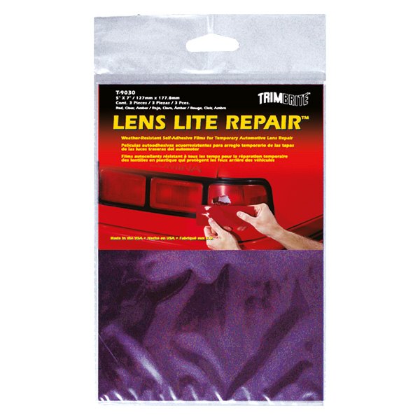 Trimbrite® - Lens Lite Repair™ 3-Piece 7" x 5" Self-Adhesive Lens Repair Sheet Set