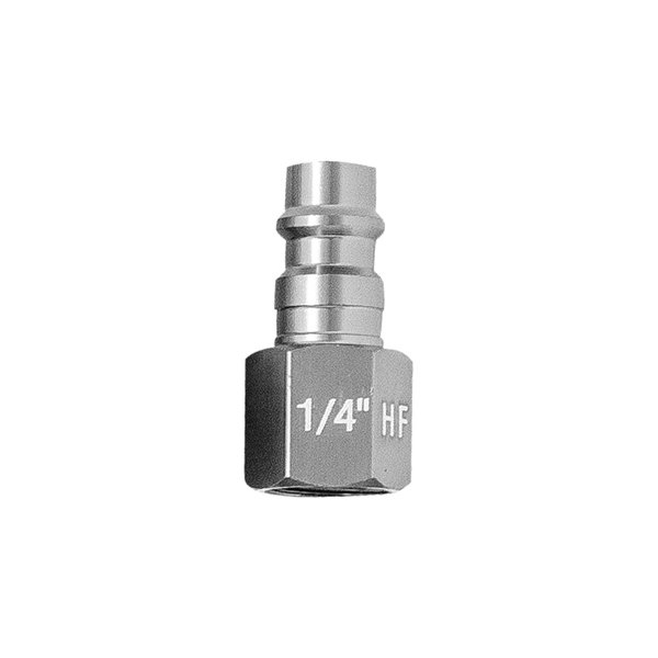 Tru-Flate® - Hi Flow™ H-Style 1/4" (F) NPT x 1/4" 70 CFM Aluminum Quick Coupler Plug, 2 Pieces