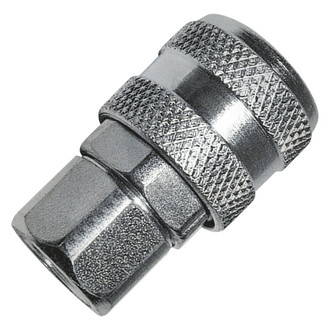 Tru-Flate® - Aro Design™ A-Style 1/4" (F) NPT x 1/4" Push Quick Coupler Body