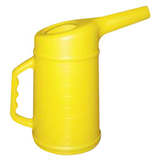 Tru-Flate® - 2 qt. Yellow Plastic Measure