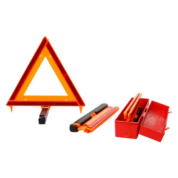 Truck-Lite® - 3-Piece 16.25" Signal-Stat Foldable Free-Standing Warning Triangle Set