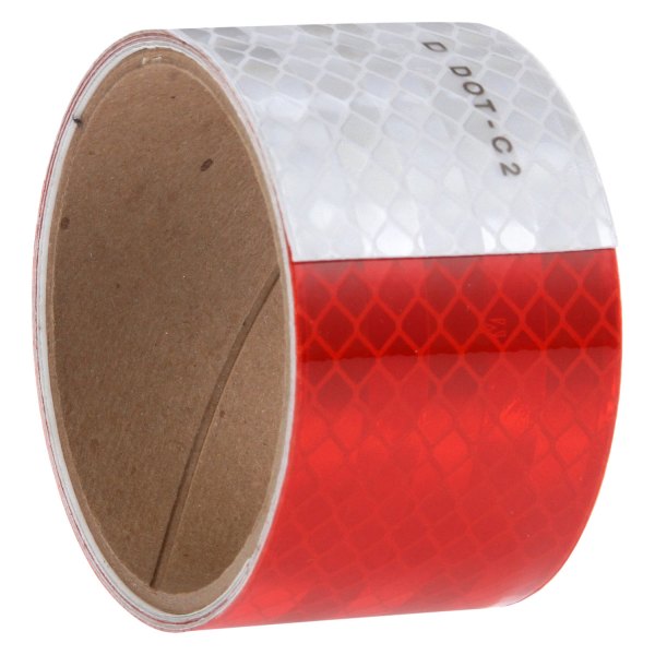Truck-Lite® - 4.5' x 2" Red/Silver Conspicuity Reflective Tape