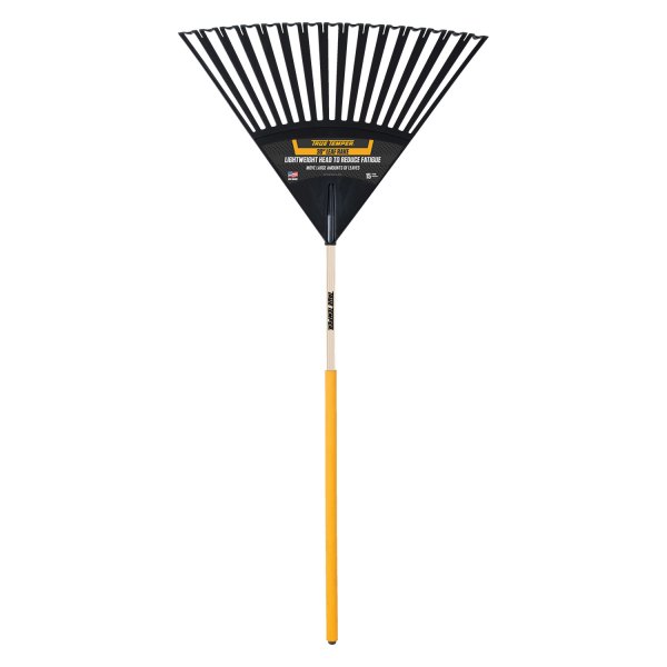 AMES® - True Temper™ Clog Free™ 30" Leaf Rake with 48" Wood Handle