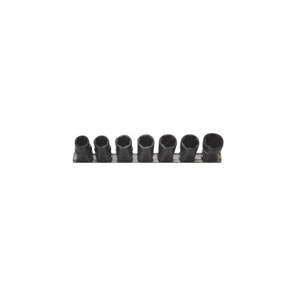 Turbo Sockets® - 7-piece 3/8" Drive 3/8" to 3/4" Bolt Extractor Set