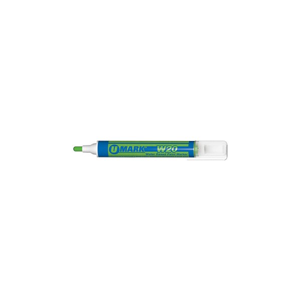 U-Mark® - W20™ 1/8" and 3/16" Green Water Based Paint Marker