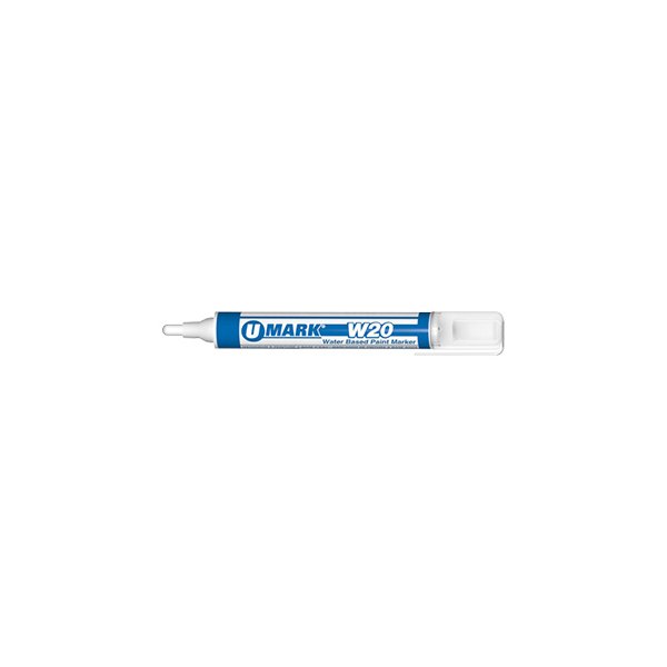 U-Mark® - W20™ 1/8" and 3/16" White Water Based Paint Marker