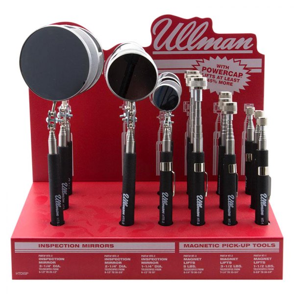 Ullman® - 18-piece 11-3/4" Inspection Mirror and Pick-Up Tool Set