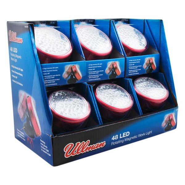 Ullman® - 150 lm LED Rotating Cordless Work Light (6 Pieces)