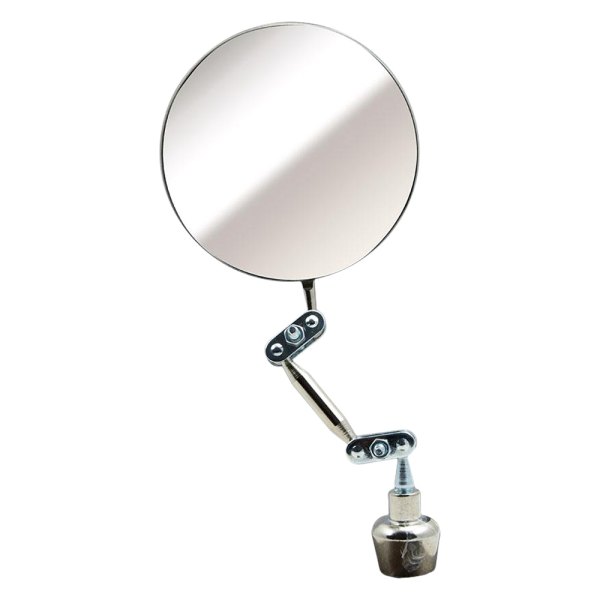 Ullman® - 5-1/4" 3-1/4" Round Inspection Mirror with Magnetic Base