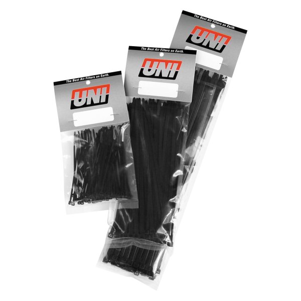 Uni Filter® - 4" Nylon Black Flat Cable Ties