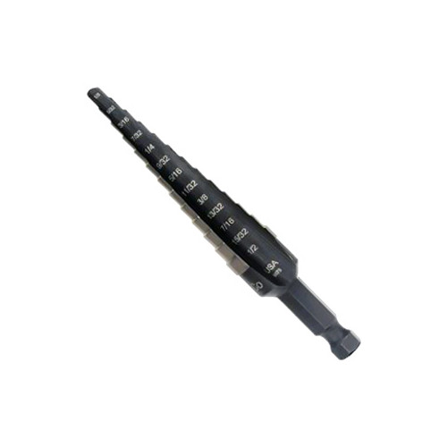 Irwin 10232CB Unibit Step Drill Bit – #2 3/16 To 1/2 – Cobalt Speed Point – USA