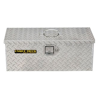 Unique Truck Accessories® TOTE-24 - Latching Aluminum Brite Portable Tool Box (24" W x 10" D x 9.5" H)