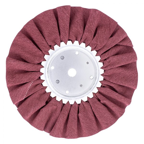 United Pacific® - 8" Red 16-Ply Treated Airway Buffing Wheel