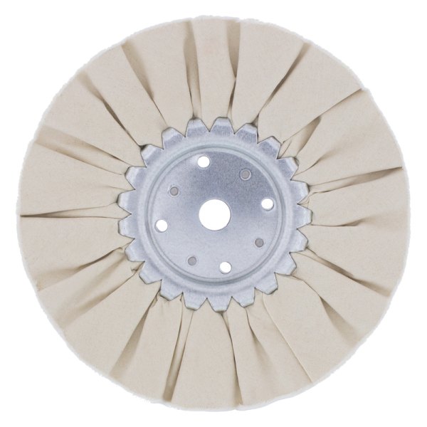 United Pacific® - 8" White 16-Ply Treated Airway Buffing Wheel