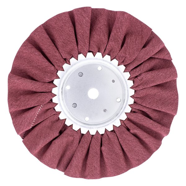United Pacific® - 6" Red 12-Ply Treated Airway Buffing Wheel