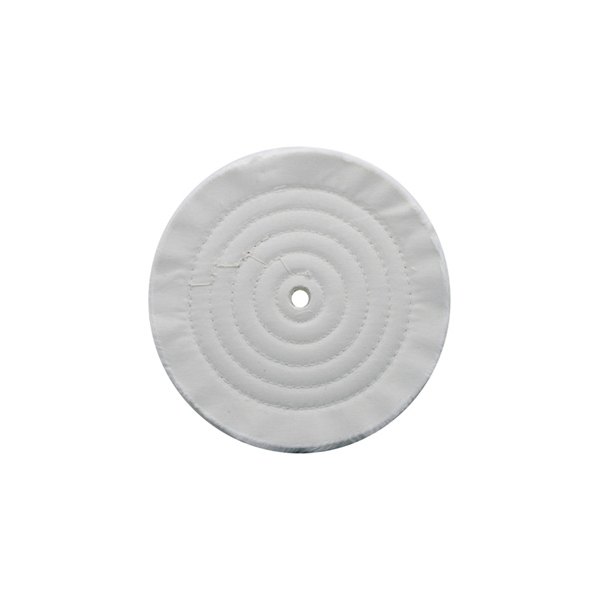 United Pacific® - 8" White 72-Ply Soft Muslin Buffing Wheel
