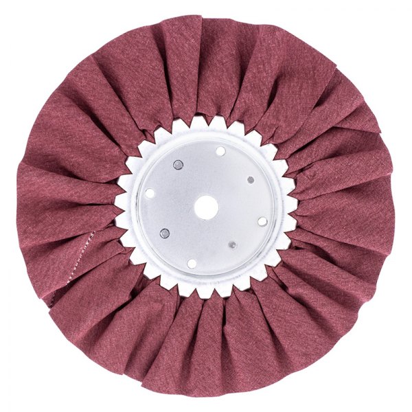 United Pacific® - 10" Red 16-Ply Treated Airway Buffing Wheel