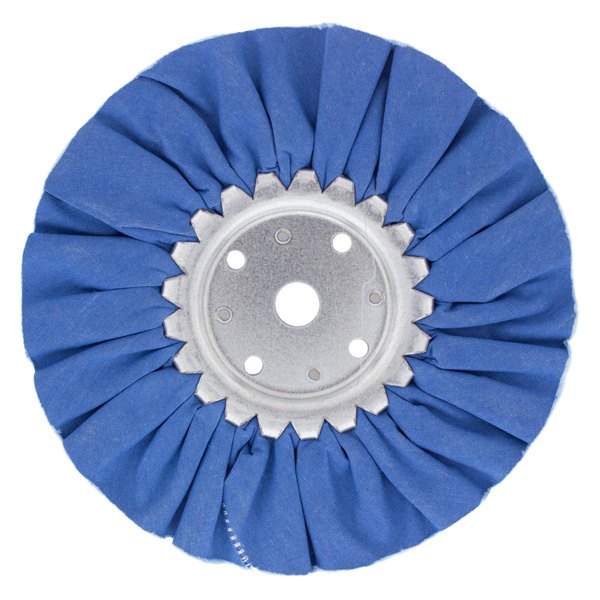 United Pacific® - 6" Blue 12-Ply Treated Airway Buffing Wheel