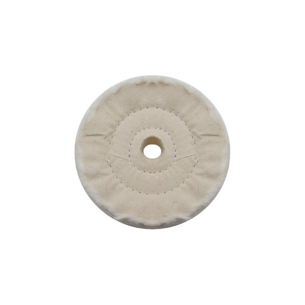 United Pacific® - 3" White 40-Ply Soft Muslin Buffing Wheel
