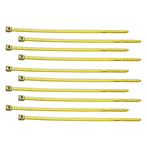 United Pacific® - 4" Nylon Brass Cable Ties