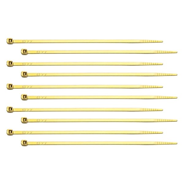 United Pacific® - 6" Nylon Brass Cable Ties