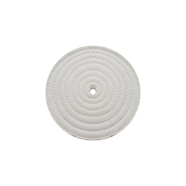 United Pacific® - 4" White 30-Ply Assorted Muslin Buffing Wheel