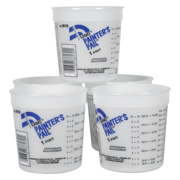 USC® - 100 Pieces 16 oz. Paint Mixing Cups