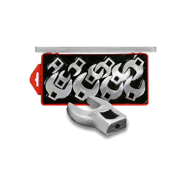 V8 Tools® - 11-piece 3/8" Drive 3/8" to 1" Mirror Polished Open End Crowfoot Wrench Set