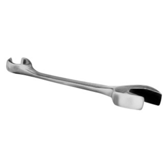 V8 Tools® 82008 - 3/8" 6-Point Angled Head Mirror Polished Flare Nut Combination Wrench