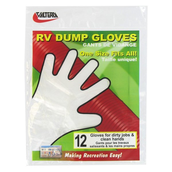 Valterra® - One Size Fits All Clear Polyurethane General Purpose Gloves