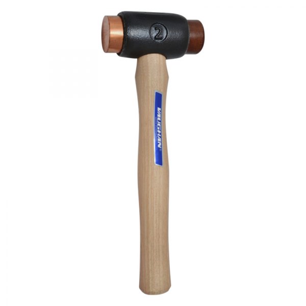 Vaughan® - 32 oz. Copper/Rawhide Face Wood Handle Hammer