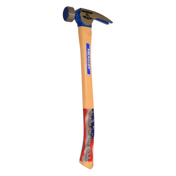 Vaughan® - California™ 23 oz. Wood Handle Milled Face Straight Claw Framing Hammer