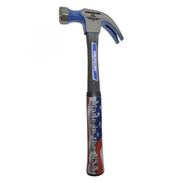 Vaughan® - 20 oz. Fiberglass Handle Smooth Face Curved Claw Hammer