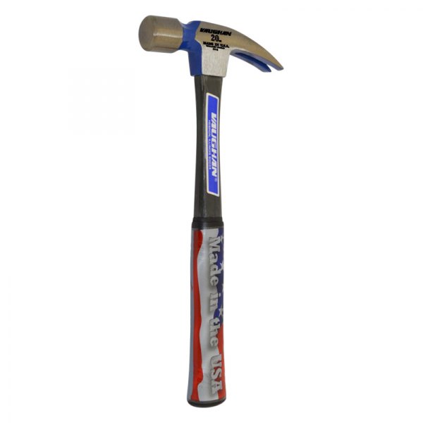 Vaughan® - 20 oz. Fiberglass Handle Smooth Face Straight Claw Hammer