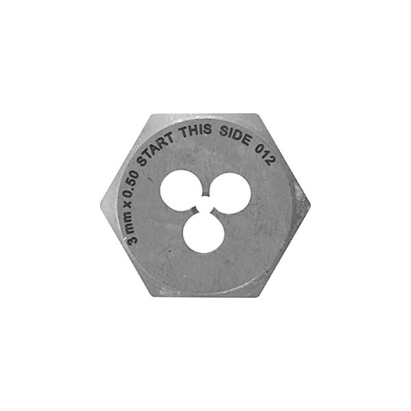 Vermont American® - 3 mm-0.60 Metric HCS Solid Hexagon Dies
