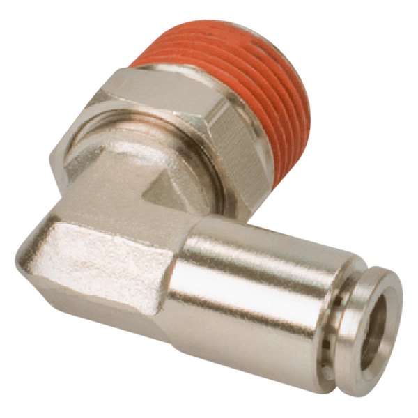 Viair® - 1/8" (M) NPT x 1/4" OD 90° Push-to-Connect Tube Reducer, 10 Pieces
