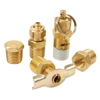 Viair® - Air Locker Tank Port Fitting Kit with 175 psi Safety Valve