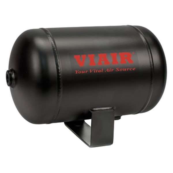 Viair® - 1 gal Horizontal Black Air Tank