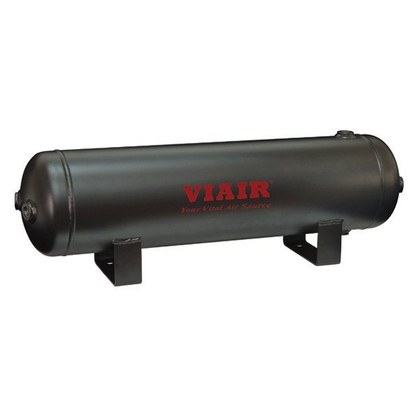 Viair® - 2.5 gal Horizontal Black Air Tank