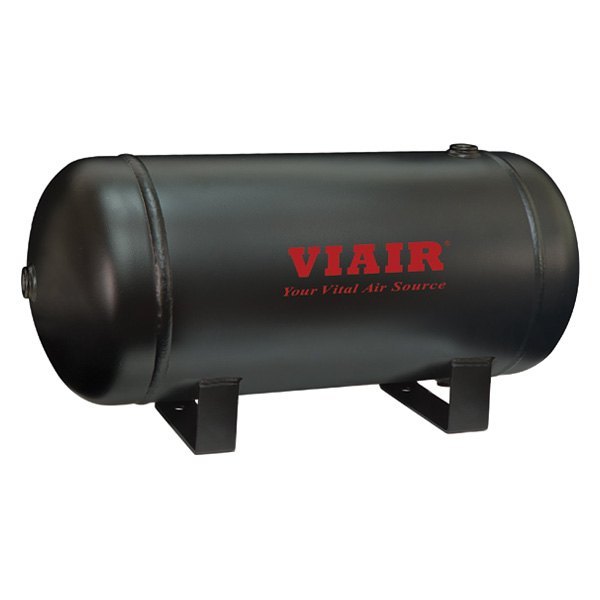 Viair® - 5 gal Horizontal Black Air Tank