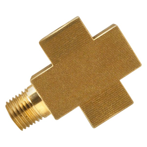 Viair® - 1/4" (M) x 1/4" (F) x 1/4" (F) x 1/8" (F) Brass Cross Connector
