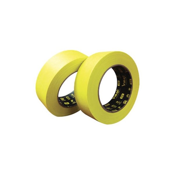 Vibac® - 313 Series 180' x 1.5" Yellow Automotive Masking Tapes (24 Rolls)