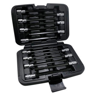 VIM Tools® - 3/8" Drive 3 mm[:os:]Size Metric[:=:]10 mm Metric Ball Hex Bit Socket Set, 14 Pieces