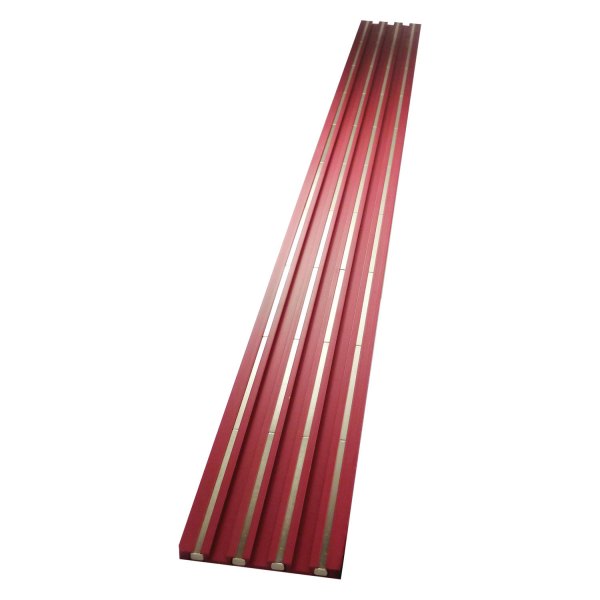 VIM Tools® - Magrail TL 12" Red Double Wide 4-Row Magnetic Socket Rail